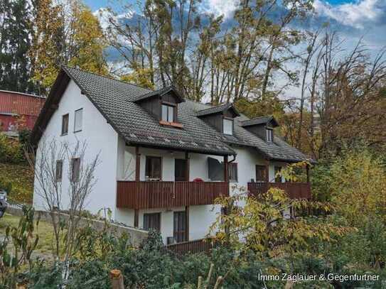 Neugierig auf mehr Natur? Klasse 75 m² Wohnung in Deggendorf mit ruhiger und sonniger Terrasse