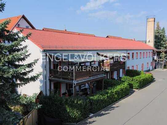 Freistehendes Wohn- und Geschäftshaus nebst Lagerhalle vor den Toren Dresdens