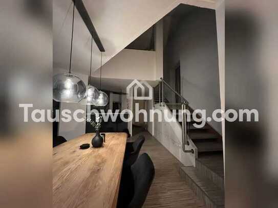 Tauschwohnung: Einzigartige DG-Wohnung mit Galerie und 25qm Dachterrasse