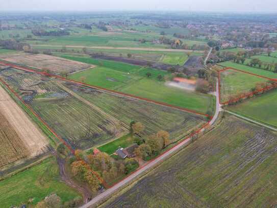 Einfamilienhaus in Alleinlage mit 5,3Ha Ackerland