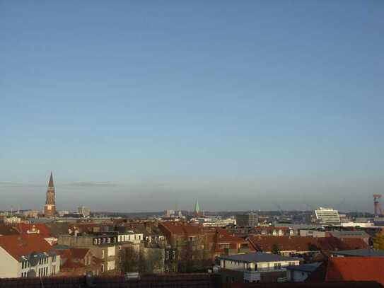 Zentral gelegenes Loft mit Blick über Kiel