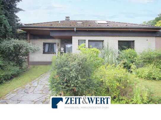 Hürth! Barrierefreier Bungalow mit aufgestocktem Walmdach, Sonnengarten, Kamin und Garage! (LK 4693)