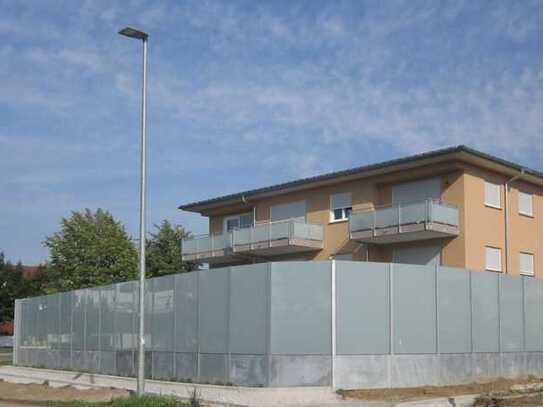 Naubauwohnung mit Balkon und herrlicher Aussicht in Langweid a.Lech