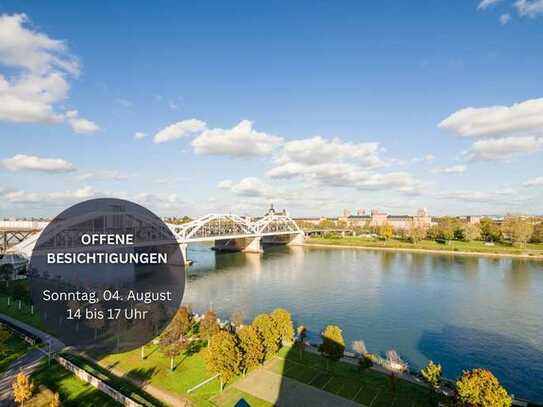 Luxuriöse 3-Zimmer Neubauwohnung mit Blick auf den Rhein im 5.OG