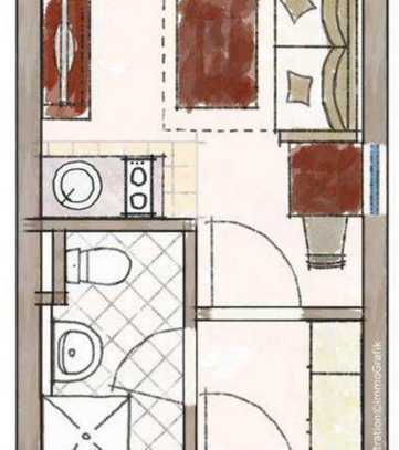 Ansprechende 1-Zimmer-Wohnung in 86169, Augsburg