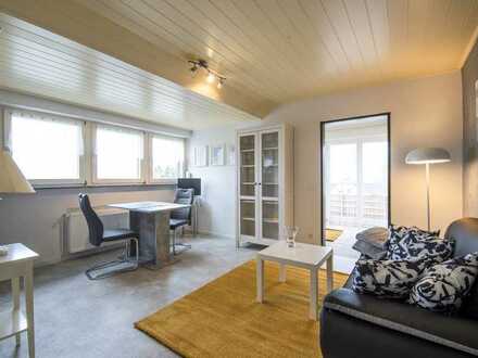 Geschmackvolle, möblierte 2-Raum-Wohnung mit Balkon und EBK in Bad Herrenalb