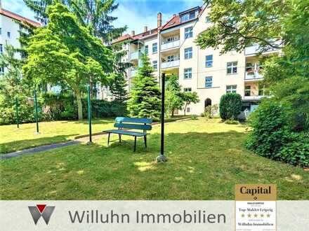 Schöne Altbauwohnung in Eutritzsch! Ruhige Lage mit Balkon und großem Hinterhof