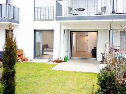 Vaterstetten – moderne 2-Zimmer-Wohnung mit Terrasse u. Garten