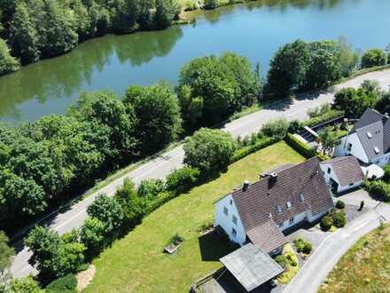 Haus am See - 4-Zimmer-Wohnung mit Wintergarten,Balkon und Einbauküche in Gummersbach