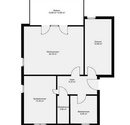 *** Bezugsfertig 2025 *** Wunderschöne 3-Zimmer-Wohnung mit Südausrichtung ***