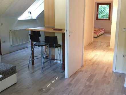 Sanierte 2.5-Zimmer-Wohnung mit Balkon und Einbauküche, Teilmöbliert in Horb am Neckar