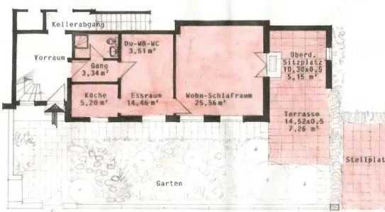 Schöne 2-Zimmer-Wohnung mit Terrasse in Feldkirchen-Westerham