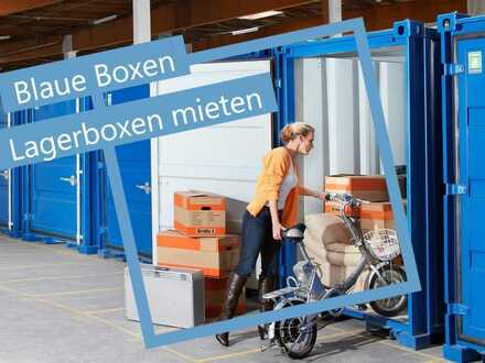 Blaue Boxen: Self Storage Lagerboxen mieten ab 3m² für 59€
