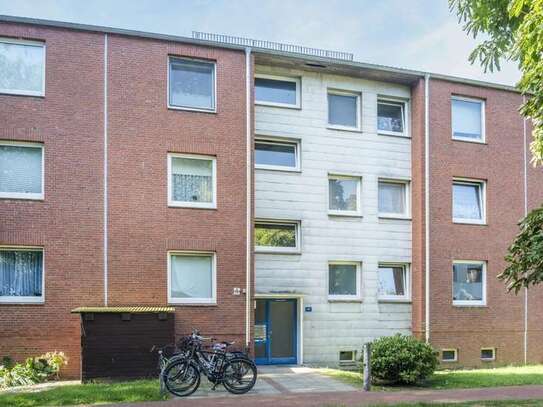 Wie neu! Umfangreich modernisierte 2-ZKB-Balkon-Wohnung zentral in Leer!