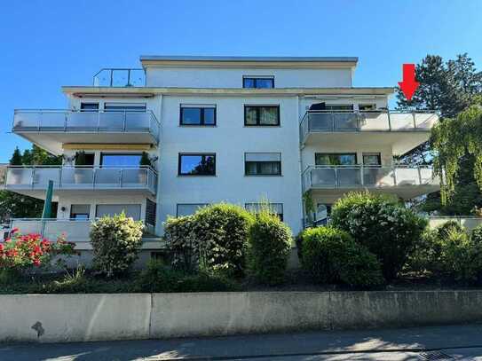 Vermietete 3-Zimmer-ETW mit Balkon u. Weitblick in absolut zentraler Wohnlage von Bad Honnef