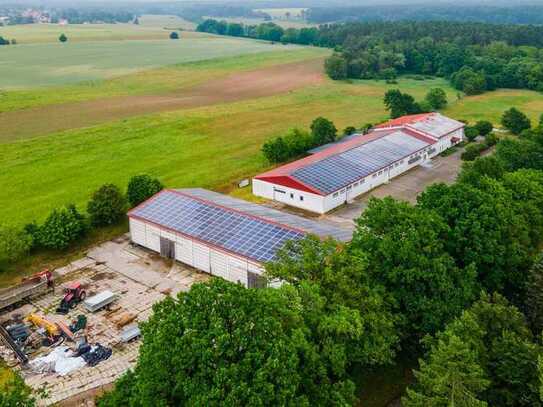 Nahe A24 & A19! Moderne und energieeffiziente Hallen und Bürogebäude in Netzeband bei Neuruppin