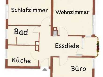 Geschmackvolle 3-Zimmer-Wohnung mit Einbauküche, Balkon und Garage in Biberach an der Riß