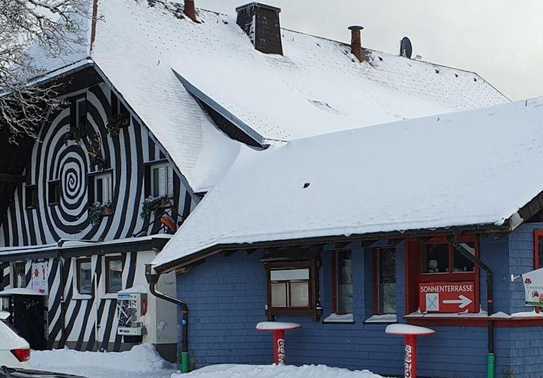 Hotel – Gaststätte – Sonnenterrasse am Skihang