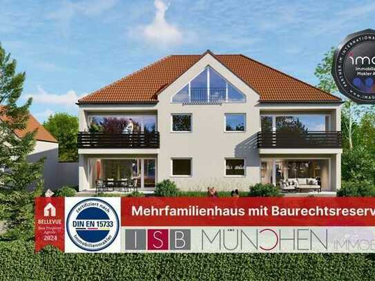 Starkes Investment: Mehrfamilienhaus mit grosser Baurechtreserve in München Allach.
