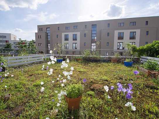 Zentrale 2-Zimmer Wohnung in Münster mit großer Dachterrasse und Tiefgaragenstellplatz