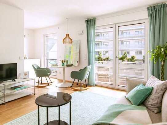 Ruhige 2-Zimmerwohnung (1OG) mit Innenhof-Balkon und Gemeinschaftsdachterrasse