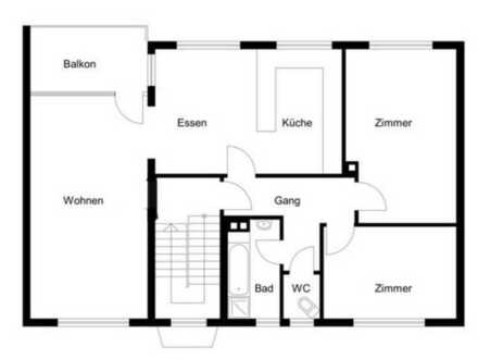 Attraktive 3-Zimmer-Wohnung mit Balkon in Hülben