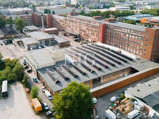 Tagesbelichtete Lager- und Servicefläche im Erdgeschoss der "Manufaktur Tempelhof"