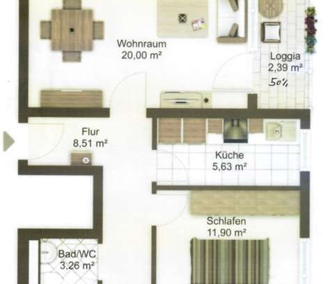 Erstbezug nach Kernsanierung - Gut geschnittene 2-Zimmer-Wohnung in Oberschleißheim