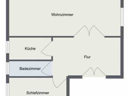 Helle 2-Zimmer-Wohnung
