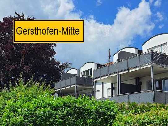 Gersthofen-Mitte: Gemütliche 2-Zi-Whg., ca. 63 m², 1.OG, Südblk, TG, EBK zum 01.02.25 oder früher