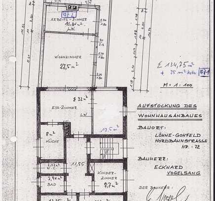 Schöne und gepflegte 6-Raum-Wohnung mit Balkon und Einbauküche in Löhne