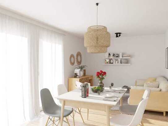 Komfortable Wohnung mit Parkett, elektrischen Rollläden und Dachterrasse