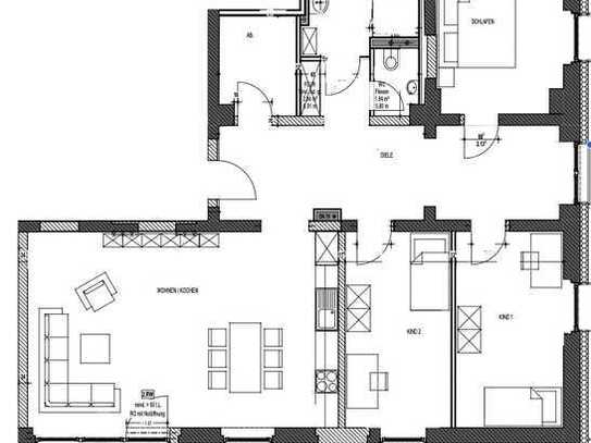 Moderne 4-Raum Wohnung im Erstbezug mit großer Terasse