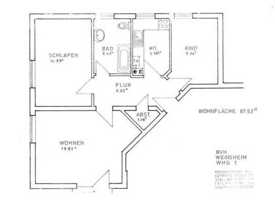 Schöne 3 ZKB Wohnung im EG