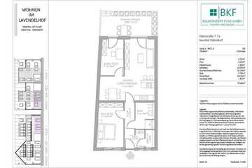 Wohnen im Lavendelhof, unkonventionelle 3-Zimmer-Wohnung mit Terrasse