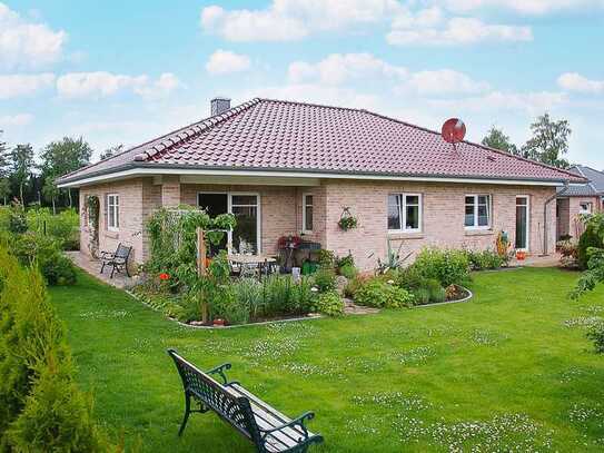 Wohnqualität bis ins hohe Alter
3-Zimmer-Bungalow Neubauplanung Niedrigenergiehaus mit Wärmepumpe