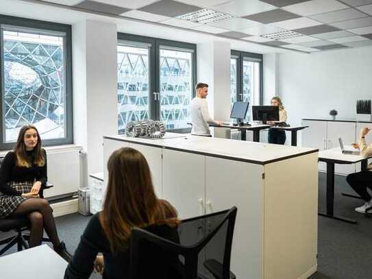 Dedicated Desk mit Blick auf die MyZeil