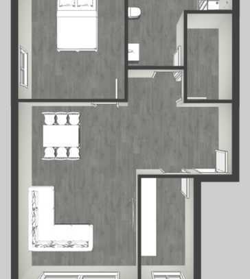 Möblierte 64m² Wohnung in Epfenbach