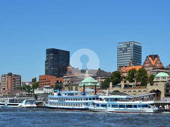 "ASTRATURM" - Hoch hinaus mit 360° Ausblick auf Hamburg, Dachterrasse, Kühlung! PROVISIONSFREI!