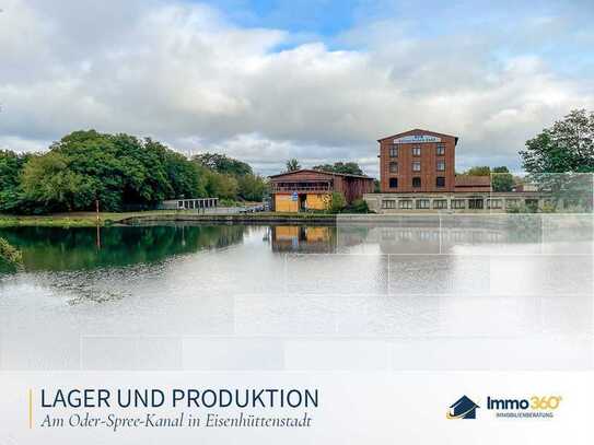 Produktions- und Lagerfläche direkt am Wasser