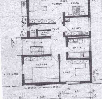 3-Zimmer-EG-Wohnung mit Terrasse