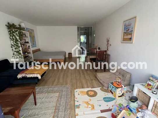 Tauschwohnung: Schöne 2 Zimmer Wohnung am Beethovenpark mit kl. Garten