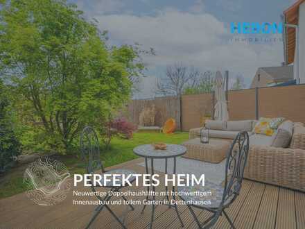 PERFEKTES HEIM -Neuwertige Doppelhaushälfte mit wertigem Innenausbau & tollem Garten in Dettenhausen