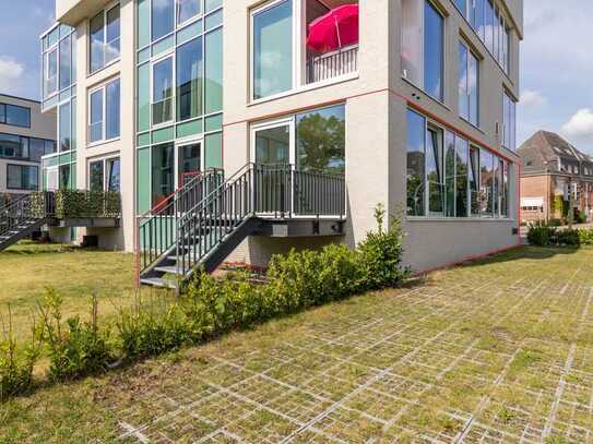 Hochwertige Erdgeschosswohnung mit Terrasse im Zentrum von Schleswig