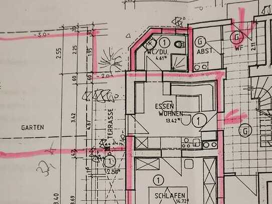 Souterrain Wohnung