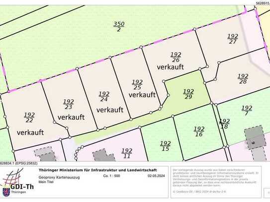 Die letzten 2 Grundstücke! Unverbaubare Randlage, bauträgerfrei, voll erschlossen