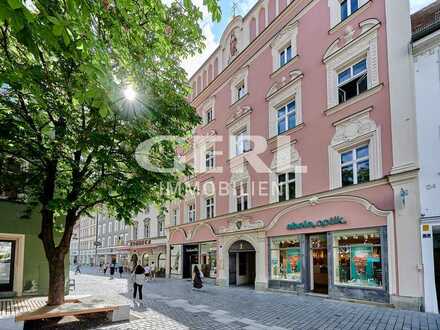 Traumhafte Bürofläche in einem historischen Stadthaus mitten am Straubinger Stadtplatz (Büro 4)