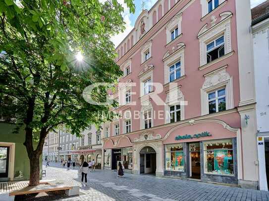 Traumhafte Bürofläche in einem historischen Stadthaus mitten am Straubinger Stadtplatz (Büro 4)