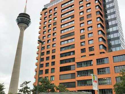 exklusive 2-Zimmerwohnung im Portobello Nähe Medienhafen- mit Panoramablick auf Düsseldorf