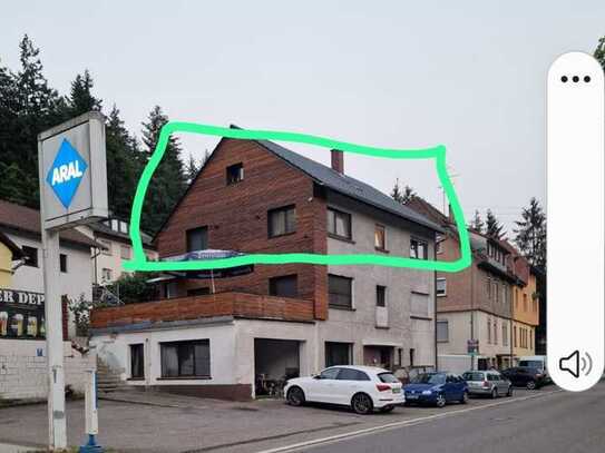 Maisonette Wohnung mit 5 Zimmern und Terrasse in Marxzell auch für Verkauf möglich.